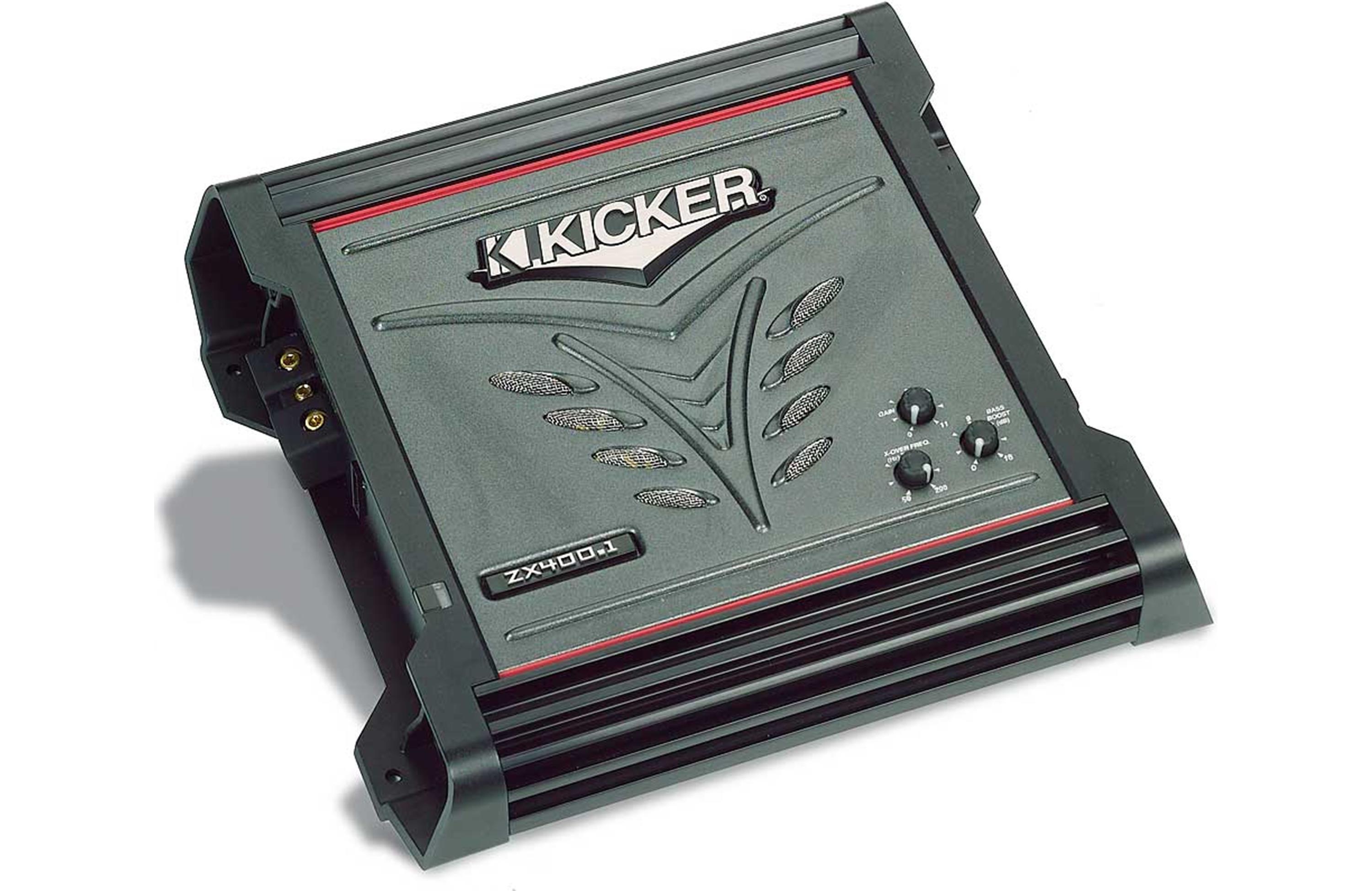 Amplificador Kicker ZX400.1 de subwoofer mono 400 vatios RMS x 1 a